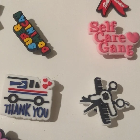 Ten pack assorted variety girly mean girls shoe charms - Picture 5 of 9